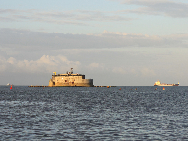 St Helens Fort causeway