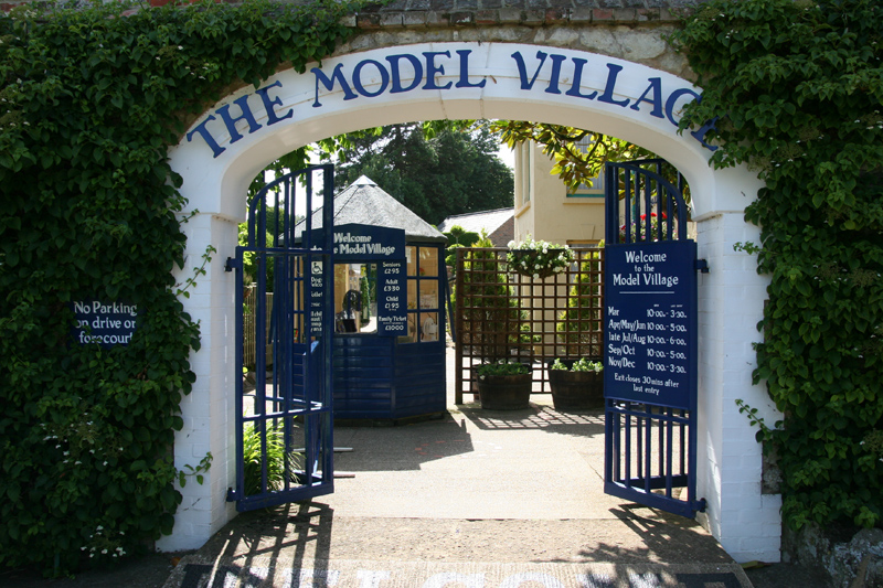 The Model Village entrance